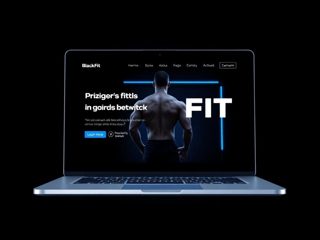 BlackFit — Landing Page